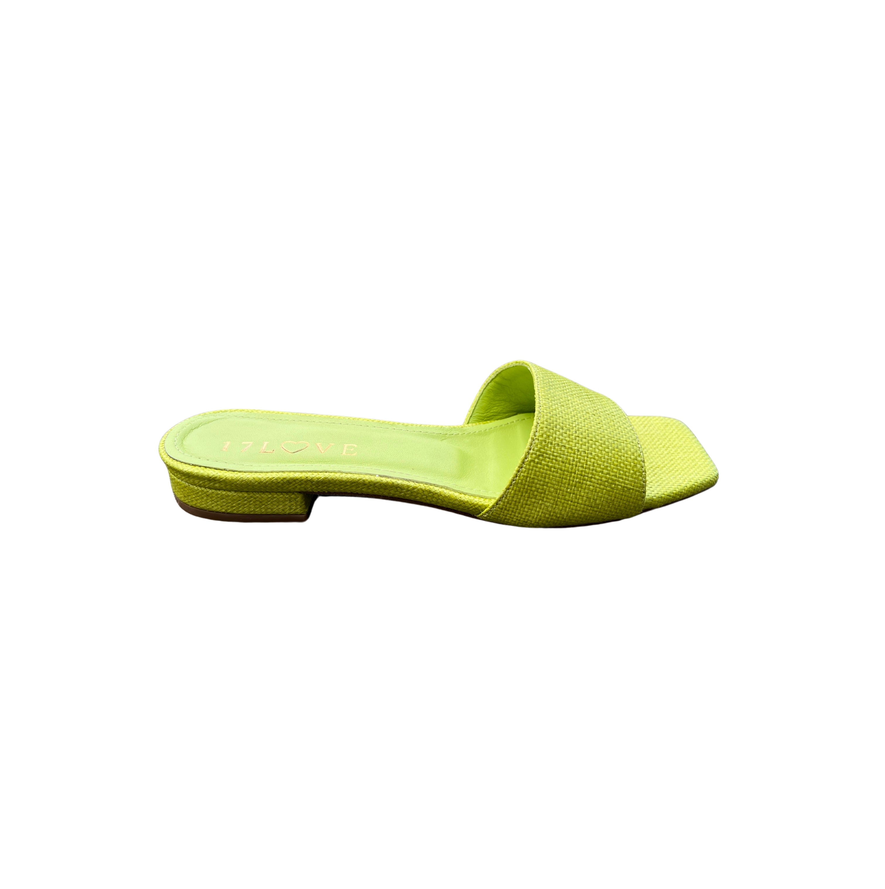 Sandalo rafia verde acid
