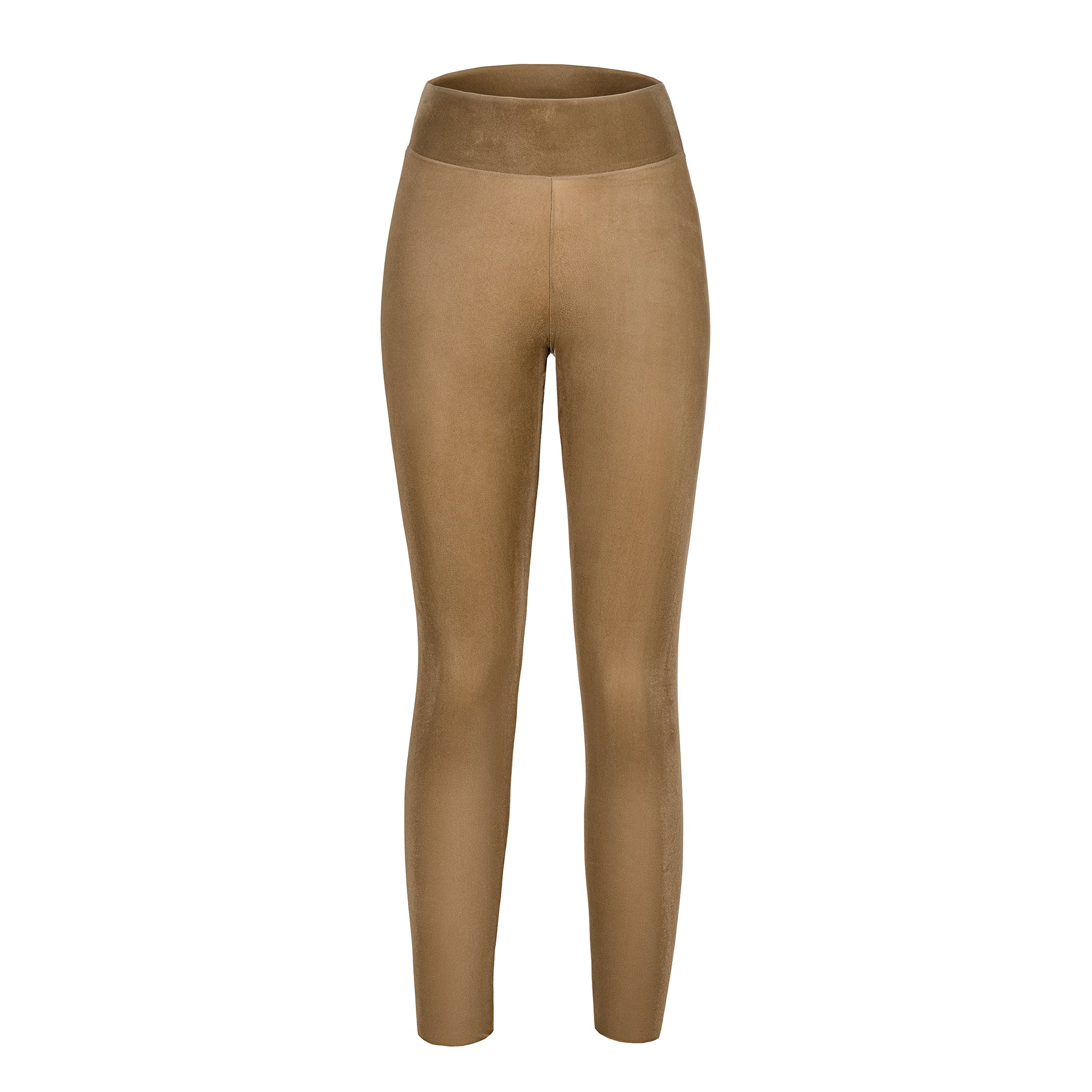 Cognac Velvet Leggings