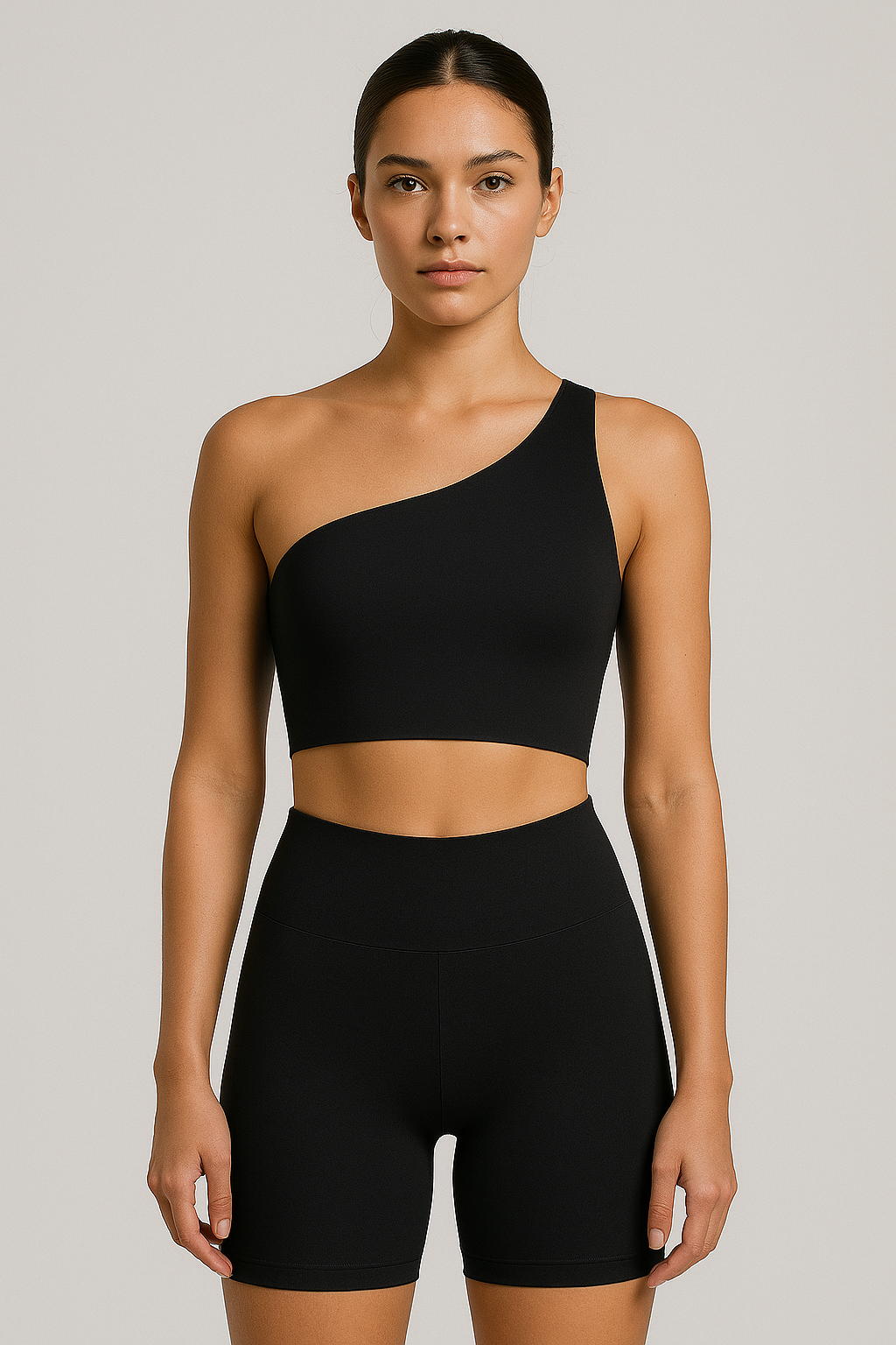 Leggings corti Lea - dettaglio vita alta modellante
