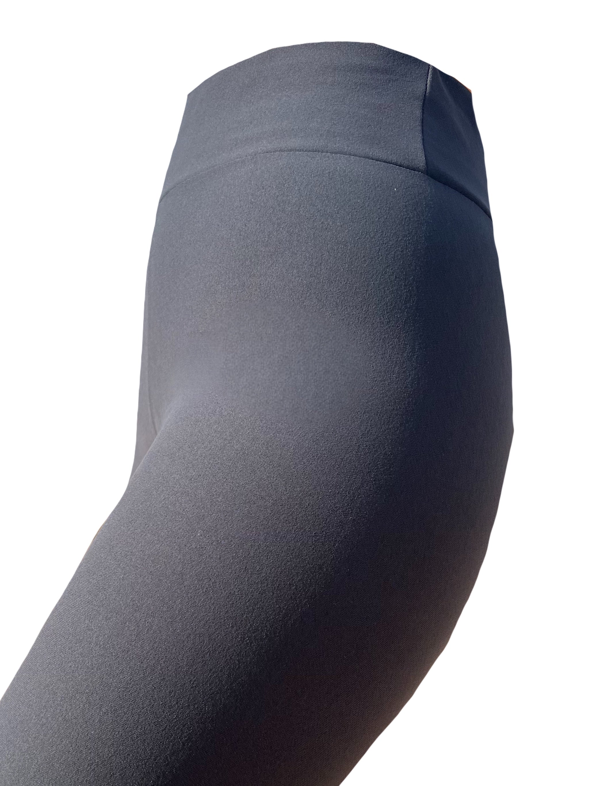 Leggings Camoscio Nero